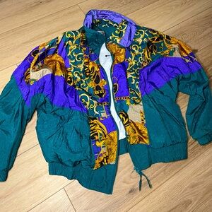 Multi Colored Wind Breaker (Size: Medium)